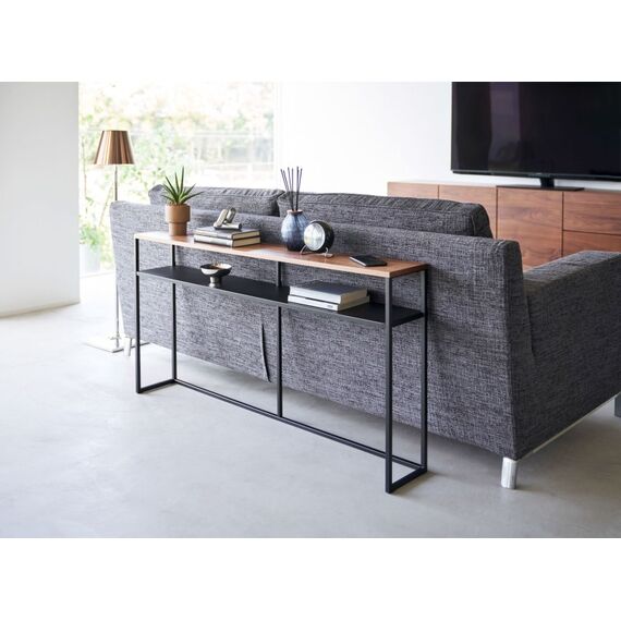Yamazaki Konsolentisch mit Regal, Farbe: Schwarz, Holz, 2 image