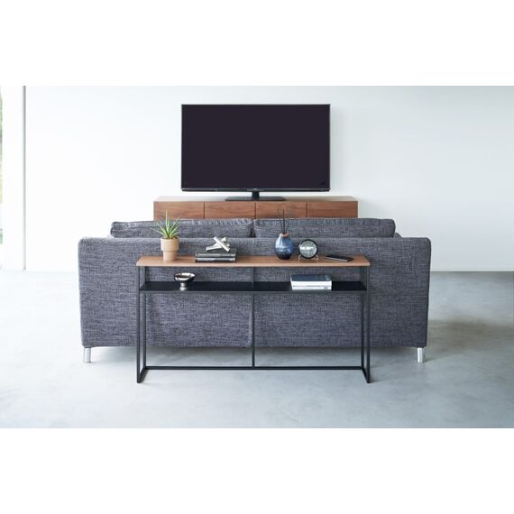 Yamazaki Konsolentisch mit Regal, Farbe: Schwarz, Holz, 3 image