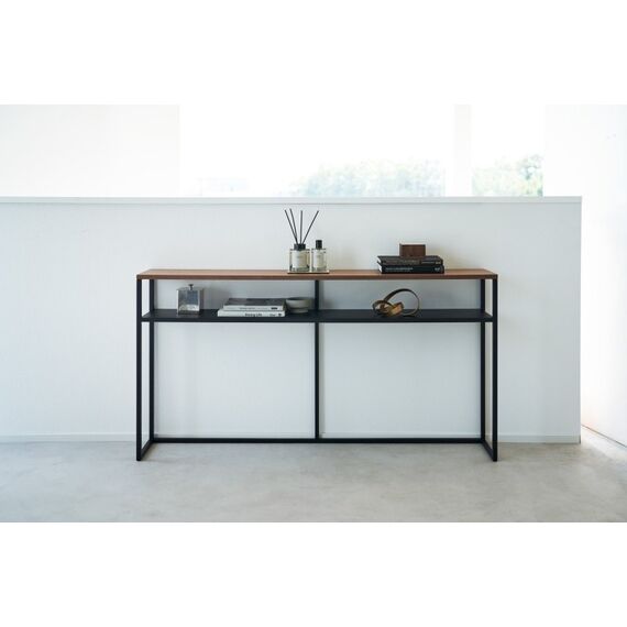 Yamazaki Konsolentisch mit Regal, Farbe: Schwarz, Holz, 6 image