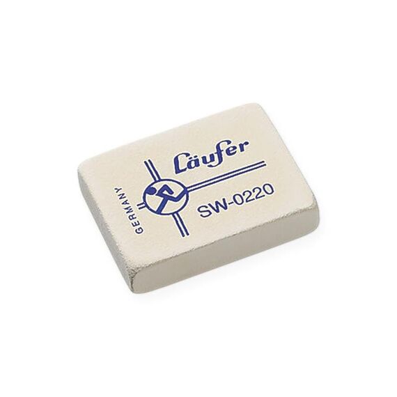 Laufer 02200 Radierer Gummi Weiß 1 Stück(e)