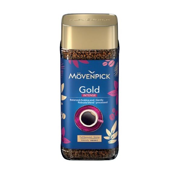Mövenpick Gold Intense Instant-Kaffee 100 g Behälter