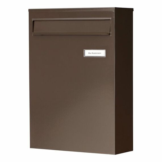 BURG-WÄCHTER Leipzig 778 BR Briefkasten Braun Wandmontierter Briefkasten Stahl, 5 image