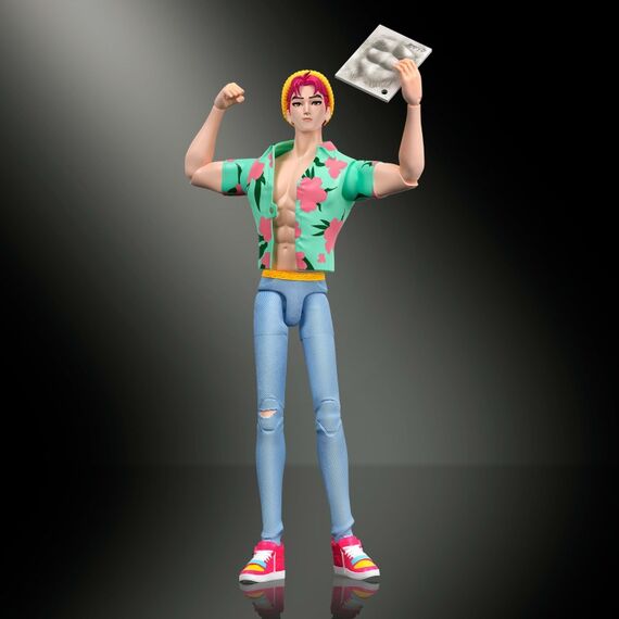 Mattel KPop Demon Hunters Saja Boys Abby-Actionfigur, ca. 17 cm groß, mit Zubehörteilen sowie austauschbaren Gesichtern und Händen, 3 image
