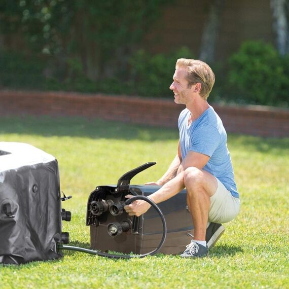 Intex PureSpa Jet & Bubble Deluxe 795 l 4 Person(en) Achteckig Schwarz, 8 image