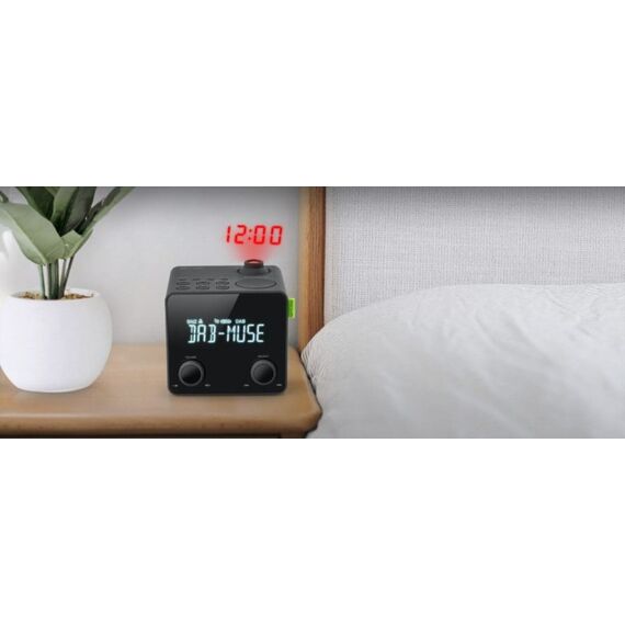 Muse M-189 CDB Radio Uhr Digital Schwarz, 2 image