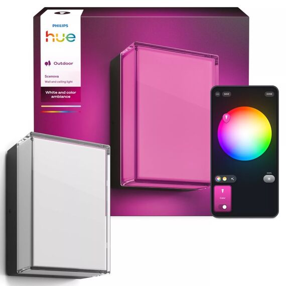 Philips Hue Scenova Wandleuchte rechteckig, 3 image