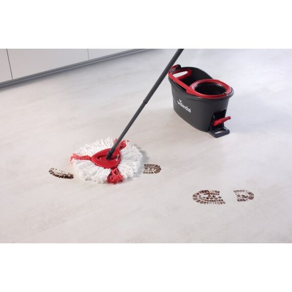Vileda Turbo 2in1 Wischbezug Rot, Weiß, 2 image