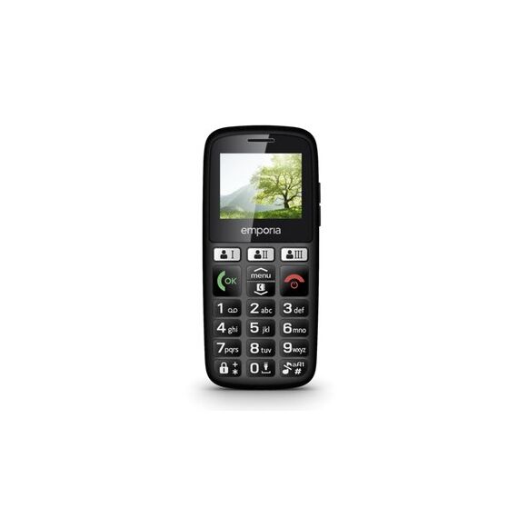 Emporia HAPPY 4,6 cm (1.81") 70 g Schwarz