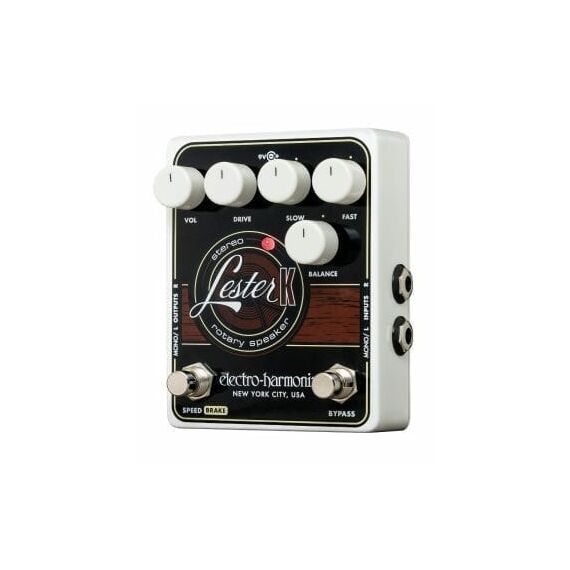 Electro-Harmonix LESTER K Effektpedal Schwarz, Braun, Weiß
