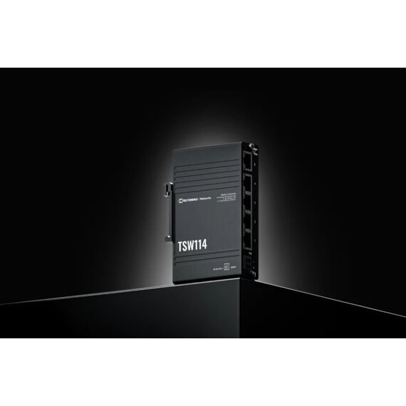 Teltonika TSW114000000 Netzwerk-Switch Unmanaged Gigabit Ethernet (10/100/1000) Schwarz, 4 image