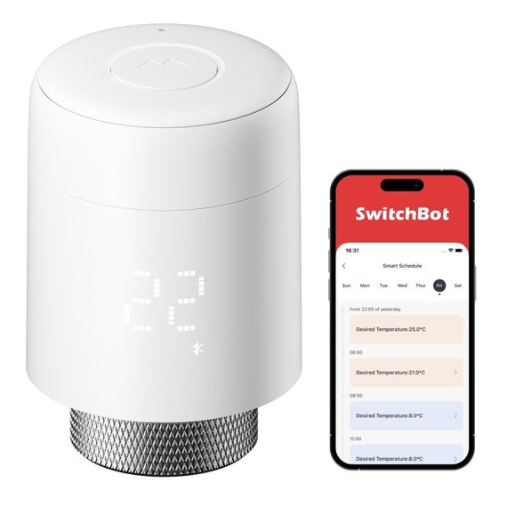 SwitchBot W7830000 Thermostatisches Heizkörperventil Für die Nutzung im Innenbereich geeignet