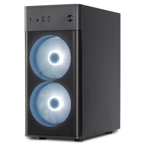 ERAZER Recon P40 (MD 340098) EU Intel Core Ultra 5 225 16 GB DDR5-SDRAM 1 TB SSD NVIDIA GeForce RTX 5060 Windows 11 Home Tower PC Schwarz