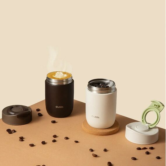Outin OT-TUM-01-TB Kubek podróżny 350 ml Braun Edelstahl, 3 image