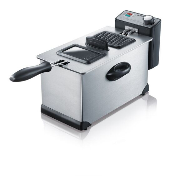 Severin FR 2431 Fritteuse Einzelbild 3 l Eigenständig 2000 W Edelstahl