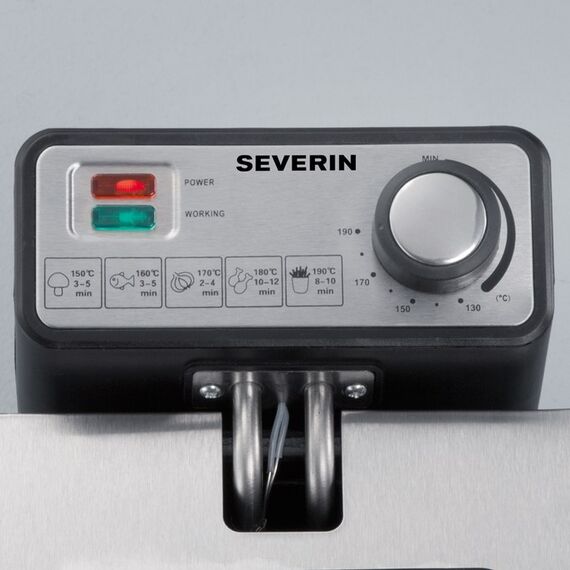 Severin FR 2431 Fritteuse Einzelbild 3 l Eigenständig 2000 W Edelstahl, 5 image