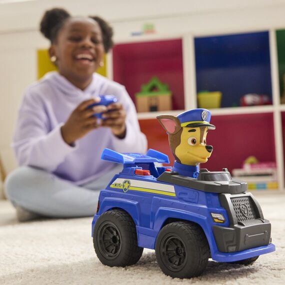 PAW Patrol - Chases ferngesteuertes Polizeiauto mit Lichteffekten, ca. 25 cm, einfache Steuerung über Fernbedienung, 6 image