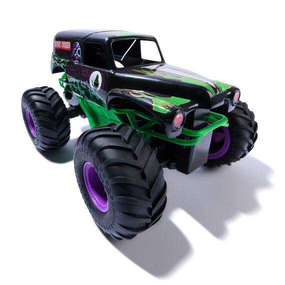Monster Jam - Smash 'n Bash Grave Digger, ferngesteuerter Monstertruck, der sich beim Crash verformt und auf Knopfdruck wieder repariert, 8 image