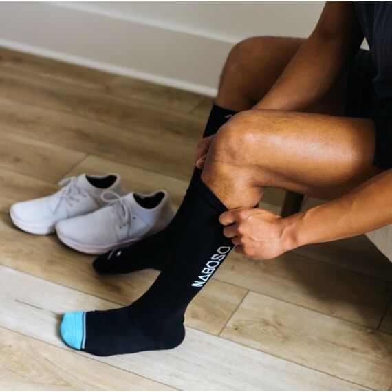 NABOSO Knee High Recovery Socks Unisex Sportsocken Schwarz 1 Paar(e), 2 image