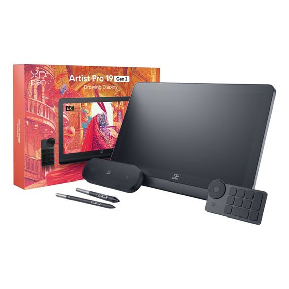 XPPen Artist Pro 19 (Gen 2) Grafiktablett Grau 5080 lpi 409 x 230 mm USB/Bluetooth, 8 image