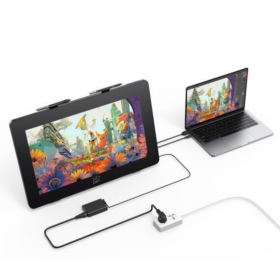 XPPen Artist 24 Pro (Gen 2) 4K Grafiktablett Schwarz 5080 lpi 526 x 296 mm USB/Bluetooth, 8 image