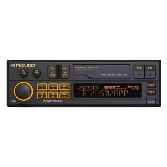 Pioneer SXT-C10PS Auto Media-Receiver Schwarz Bluetooth