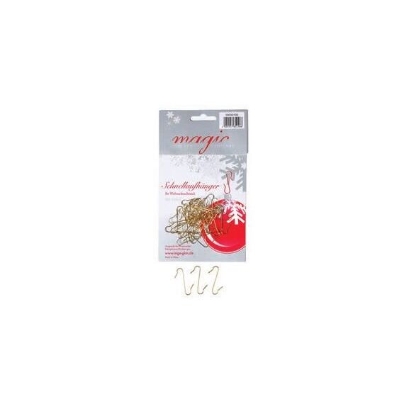 Inge‘s Christmas Decor 719000150 Weihnachtsschmuckhaken Gold 50 Stück(e)