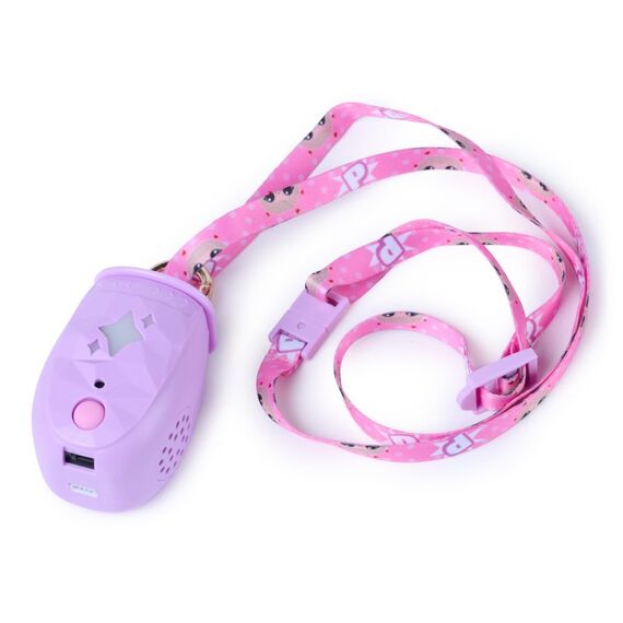 Peekimo ‒ Lila, interaktiver Begleiter und tragbares Accessoir, digitaler BFF, Spielzeug mit Licht, Sound und Minispielen, zum Mitnehmen, für Kinder ab 5 Jahren, Farbe: Violett, 2 image