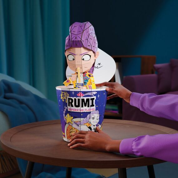 4D Build - K-Pop Demon Hunters - Rumi im Ramen-Becher - detailreiches 3D-Puzzle, 6 image