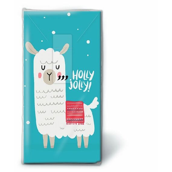 Paper + Design Holly jolly Papier Rot, Türkis, Weiß 10 Stück(e)