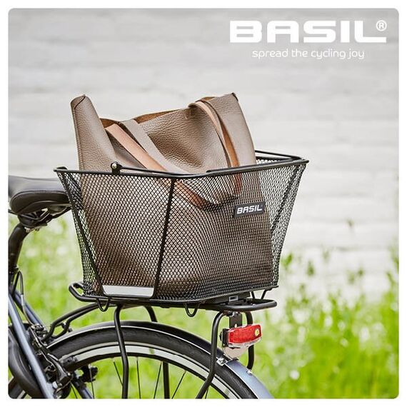 Basil Lesto Hinten Fahrradkorb Stahl Schwarz, 4 image
