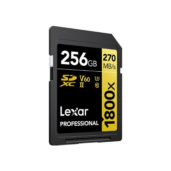 Lexar LSD1800256G-BNNNG Speicherkarte 256 GB SDXC Klasse 10, Kapazität: 256 GB