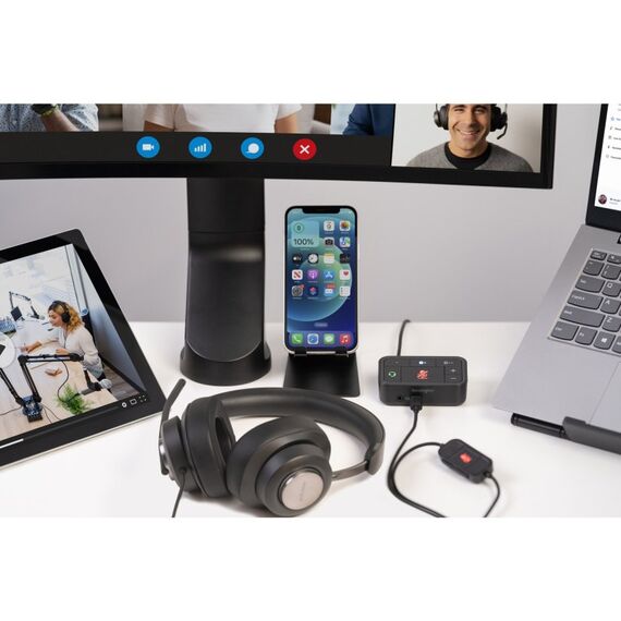Kensington H2000 USB-C & USB-A Over-Ear Headset, 9 image