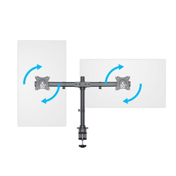 Multibrackets 3309 Flachbildschirm-Tischhalterung 68,6 cm (27") Tisch/Bank Schwarz, 9 image