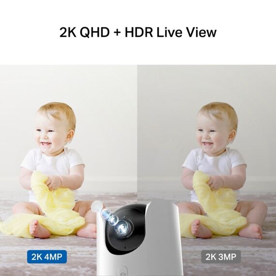 TP-Link Tapo C225 Tower IP-Sicherheitskamera Drinnen 2560 x 1440 Pixel Tisch/Bank, 2 image