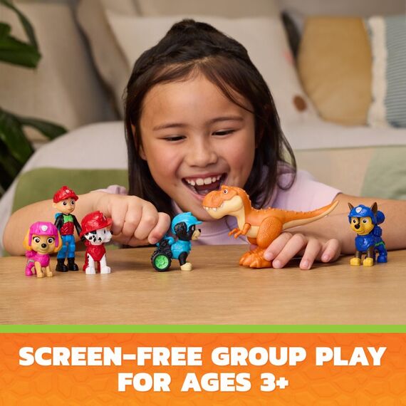 PAW Patrol : Der Dino Film, Dino Abenteuer Figuren-Geschenkset, 6er-Pack, 6 image