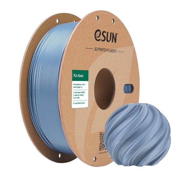 eSUN PLA BASIC Polyacticsäure (PLA) Hellgrau 1 kg