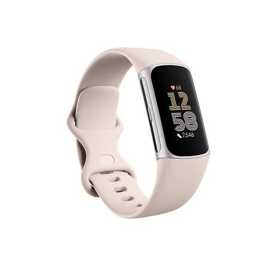 Fitbit Charge 6 AMOLED Aktivitäts-Trackerarmband Beige, Silber, 2 image