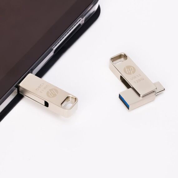 PNY HP x206C USB-Stick 256 GB USB Type-A / USB Type-C 3.2 Gen 1 (3.1 Gen 1) Silber, 3 image