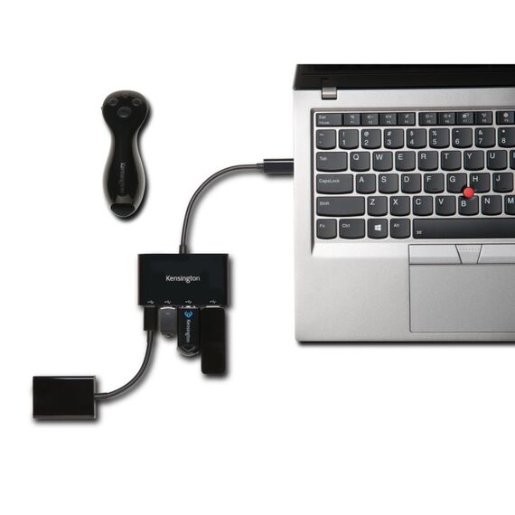 Kensington CH1000 USB-C 4-Port Hub, 3 image