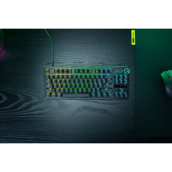Razer Huntsman V3 Pro Low-profile Tenkeyless 8KHz Tastatur Gaming USB QWERTY US Englisch Schwarz