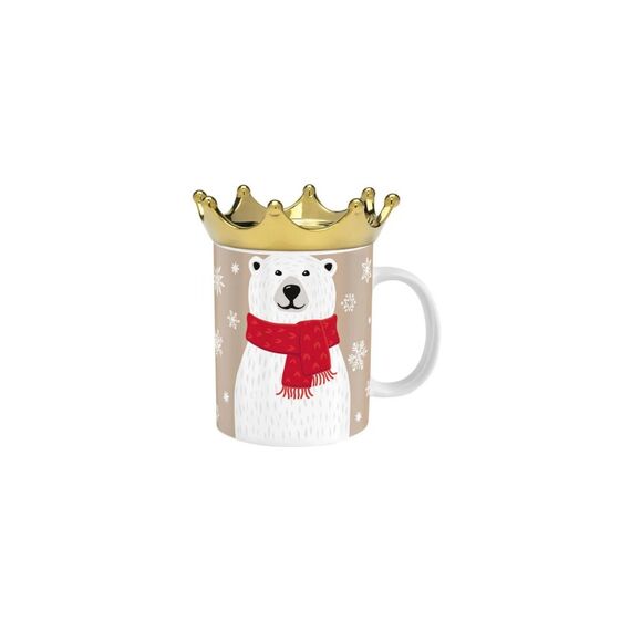 Sheepworld Tasse Krone Eisbär