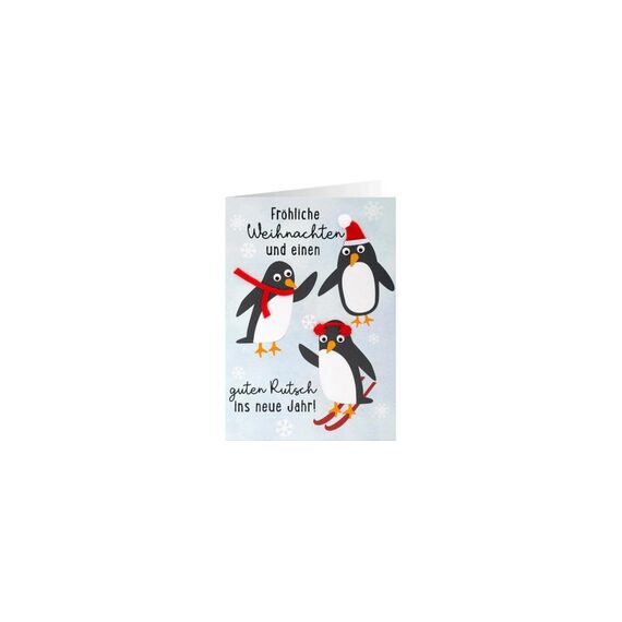 Sheepworld Weihnachtskarte Pinguine