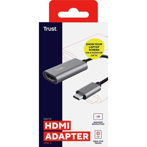 Trust Dalyx USB-Grafikadapter Grau, 5 image