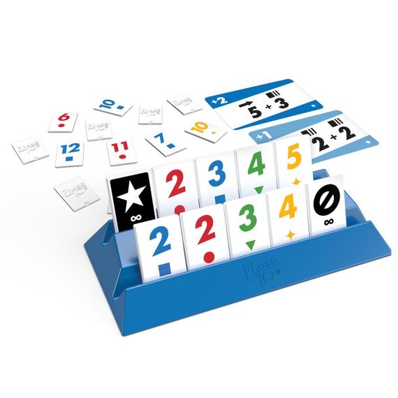 Mattel Games Phase 10 Tiles Spiel, an Rommé angelehntes Familienspiel mit Spielsteinen für 2-6 Spieler, 3 image