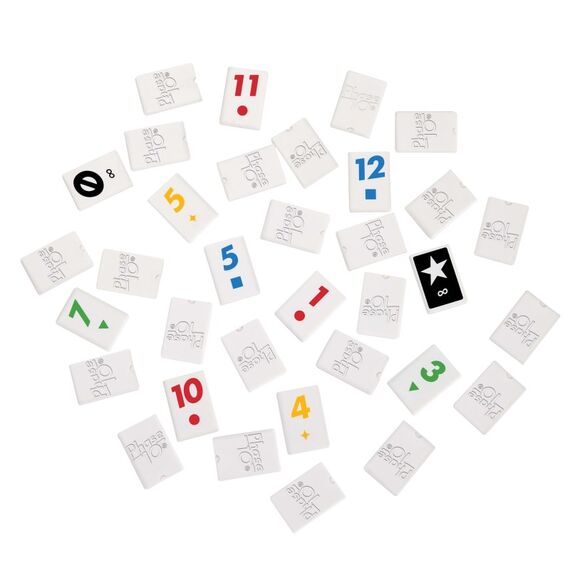 Mattel Games Phase 10 Tiles Spiel, an Rommé angelehntes Familienspiel mit Spielsteinen für 2-6 Spieler, 5 image