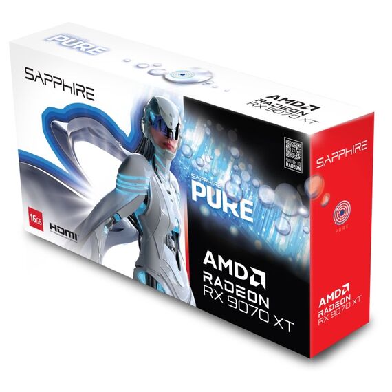 Sapphire PURE Radeon RX 9070 XT AMD 16 GB GDDR6, 4 image