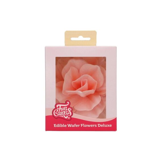 FunCakes Essbare Papierblumen Deluxe Rose Pastella