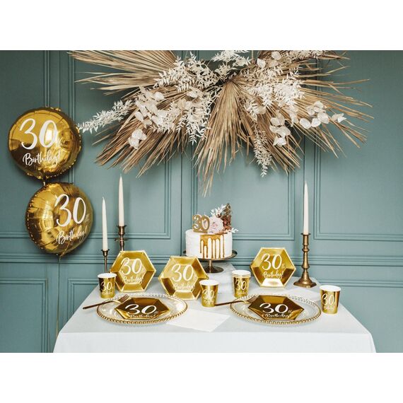 PartyDeco TPP73-30-019M Einweggeschirr Teller, 6 image