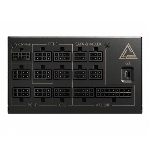 MSI MEG AI1300P PCIE5 Netzteil 1300 W 24-pin ATX ATX Schwarz, 2 image