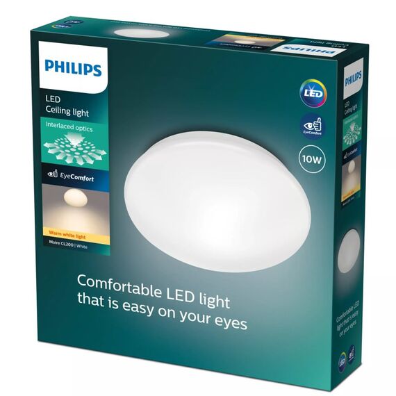 Philips Funktional Moire Deckenleuchte, 10 W, 3 image